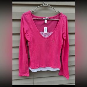 Aeropostale size L new with tags Y2K vintage Elena Gilbert babydoll tee shirt